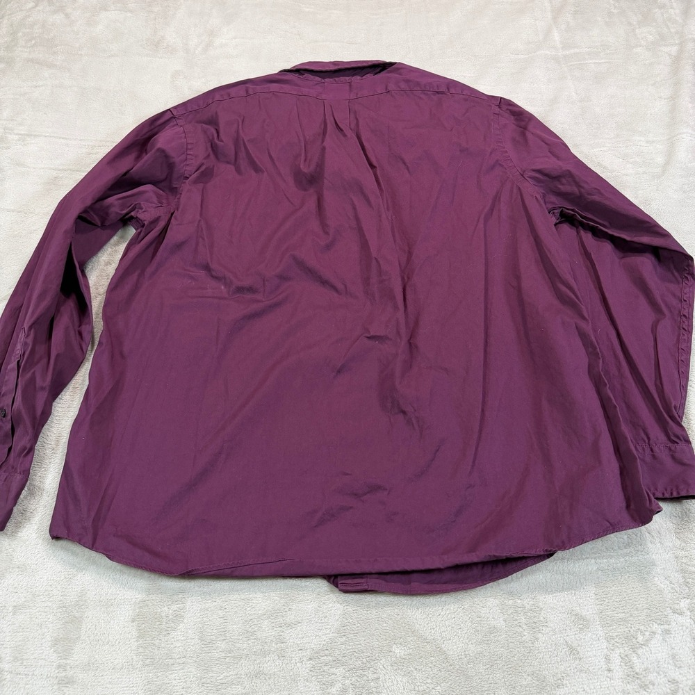 Brooks Brothers Regent Fit Shirt XL Burgundy Purple Cotton Button Down Casual - Picture 7 of 8